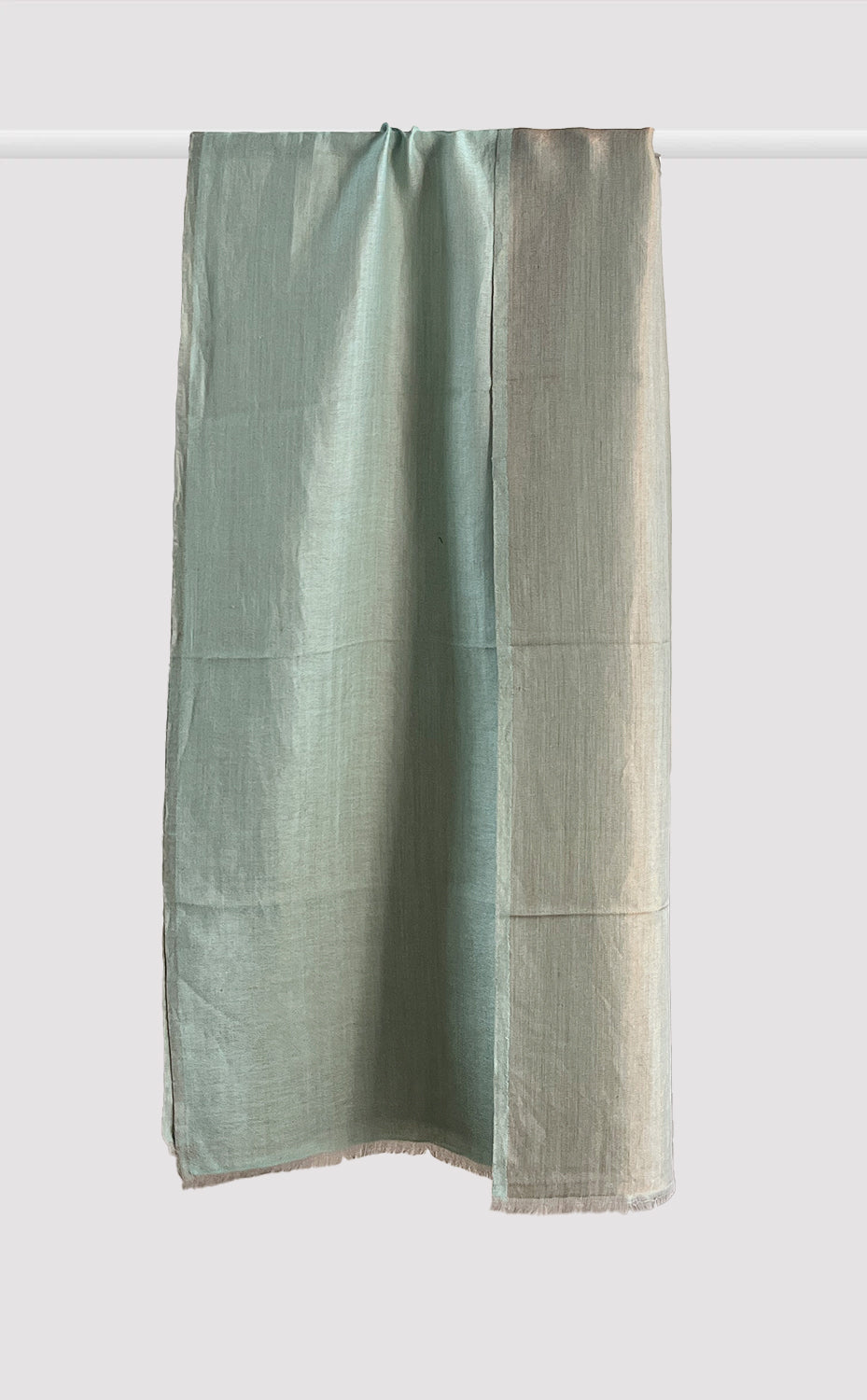 Zari Reversible Stole - Mint