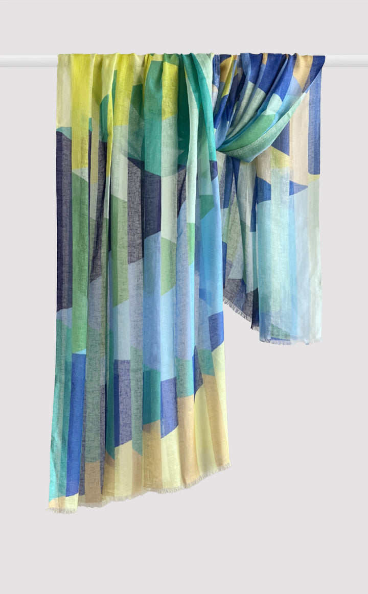 Forest Breeze Printed Shawl