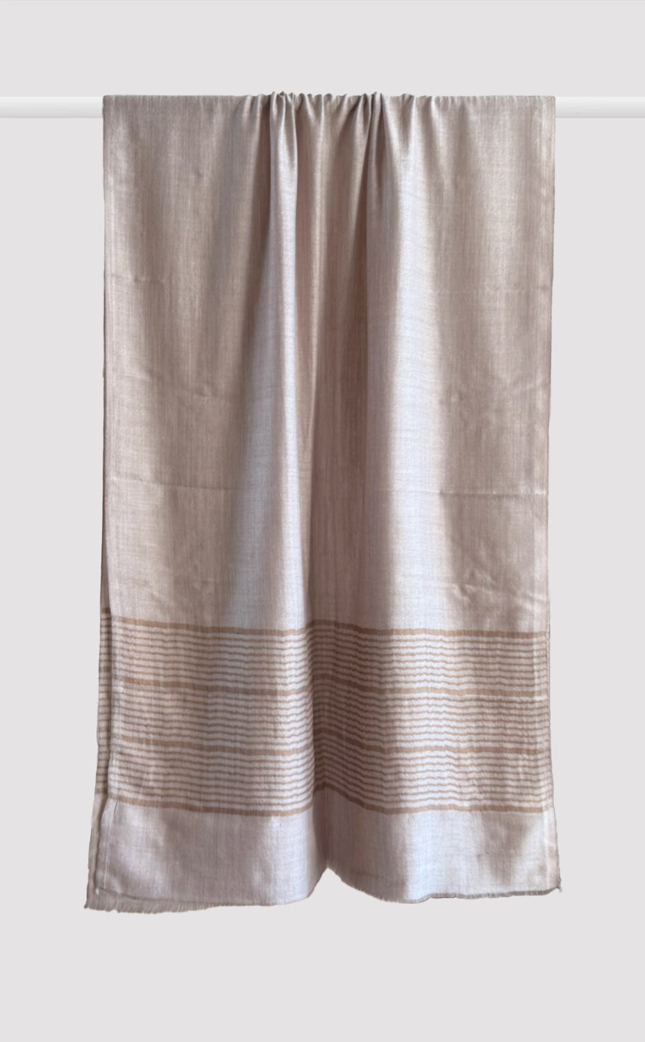 Pebble Zari Stripe Stole