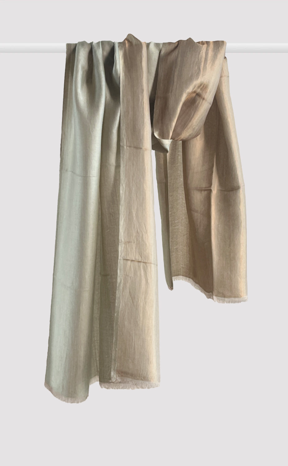 Zari Reversible Stole - Pista