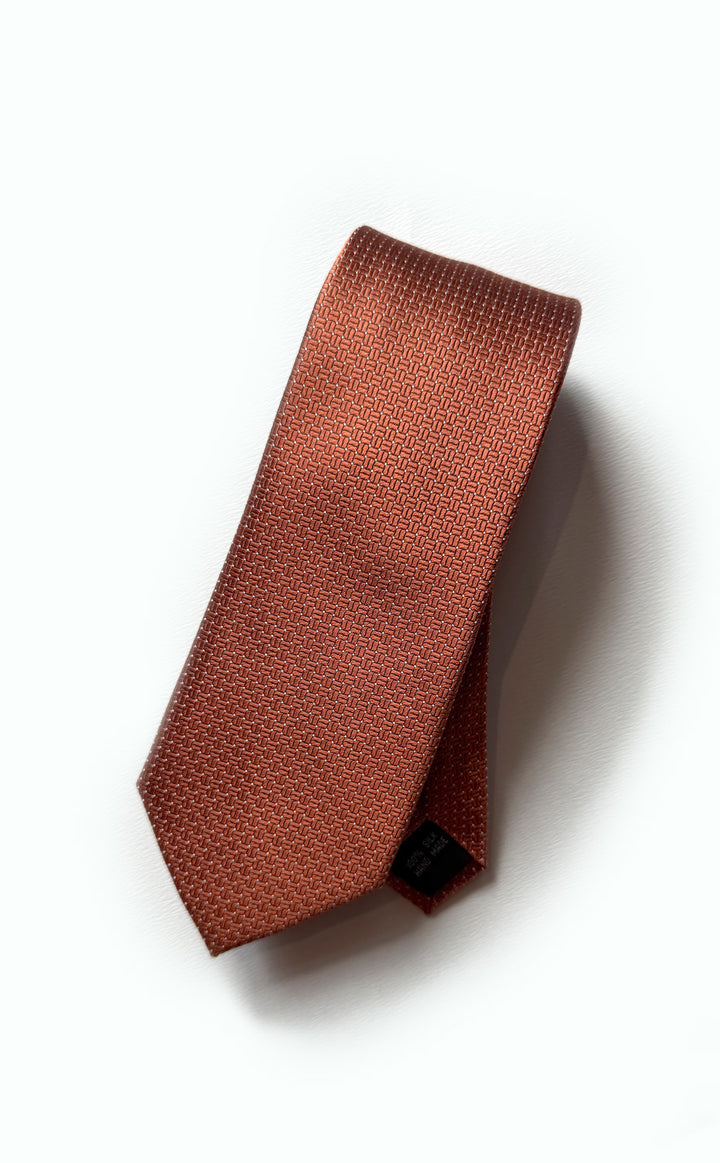 Rust Maze Tie