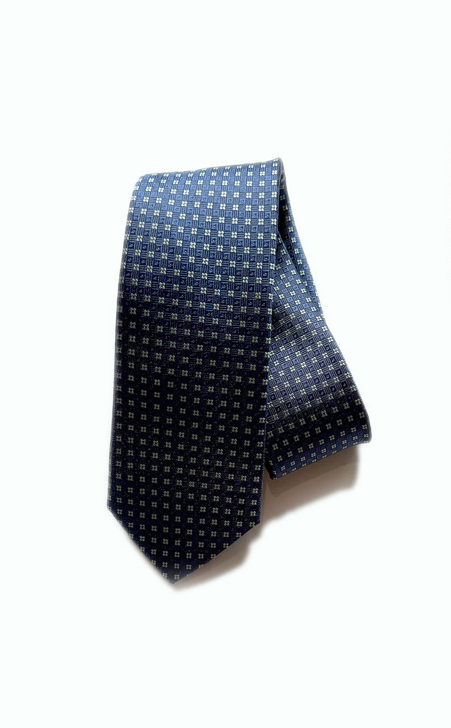 Navy Flora Tie