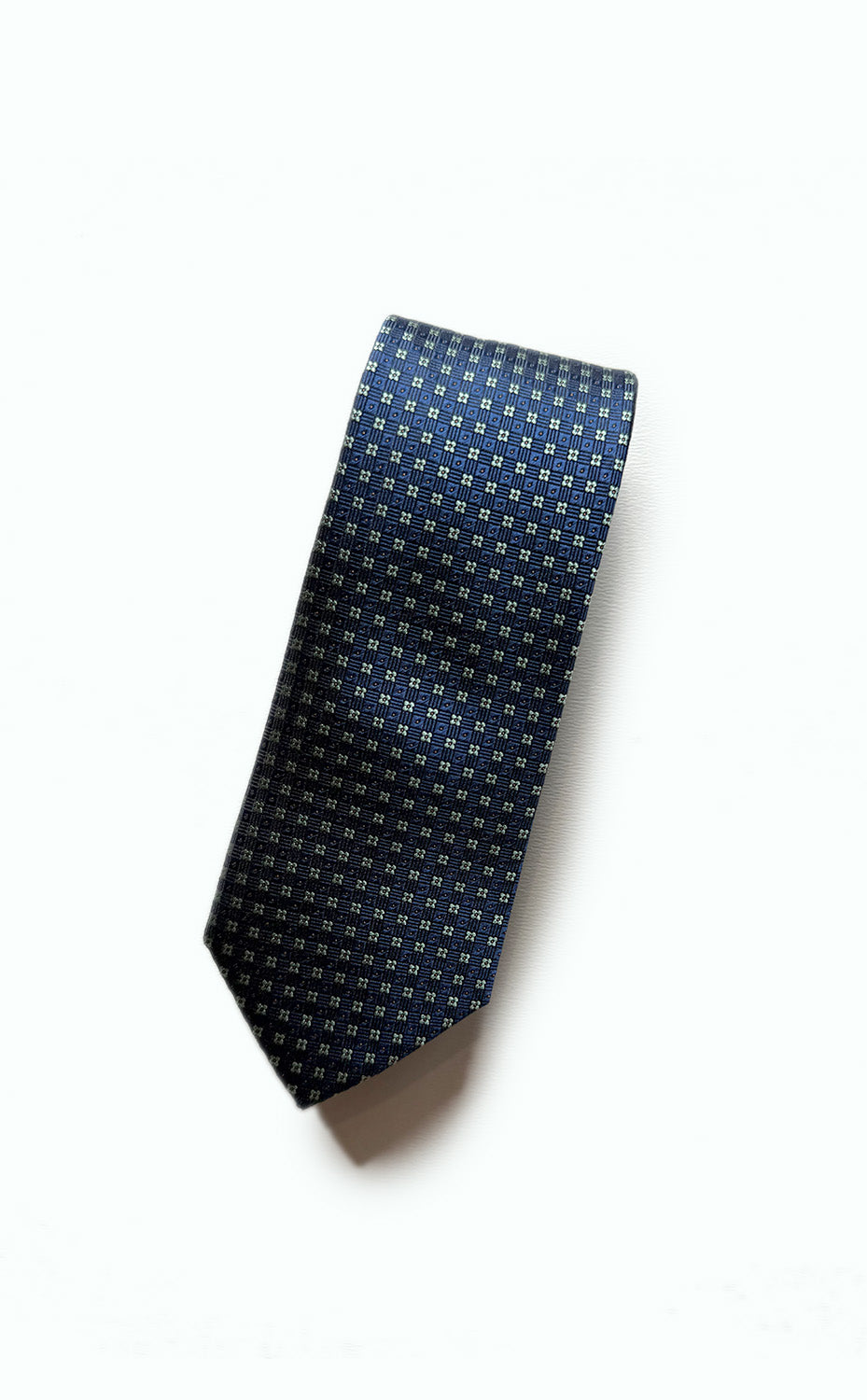 Navy Flora Tie
