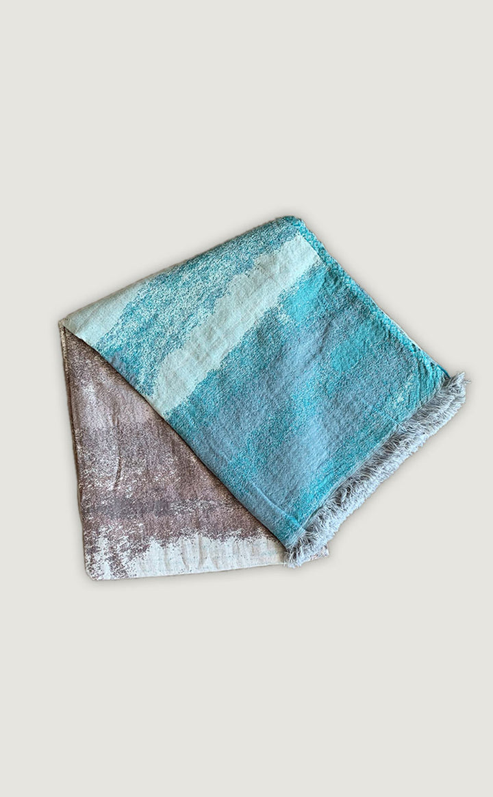 Ocean Blue Throw