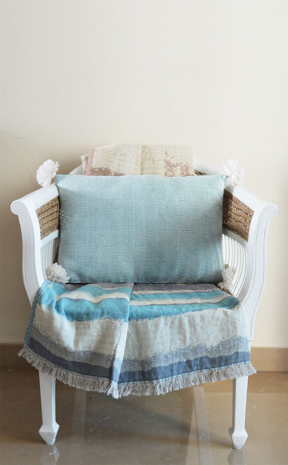 Ocean Blue Throw