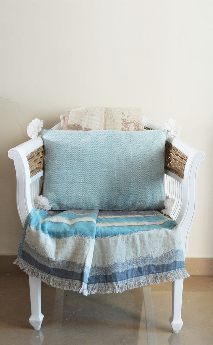 Ocean Blue Throw