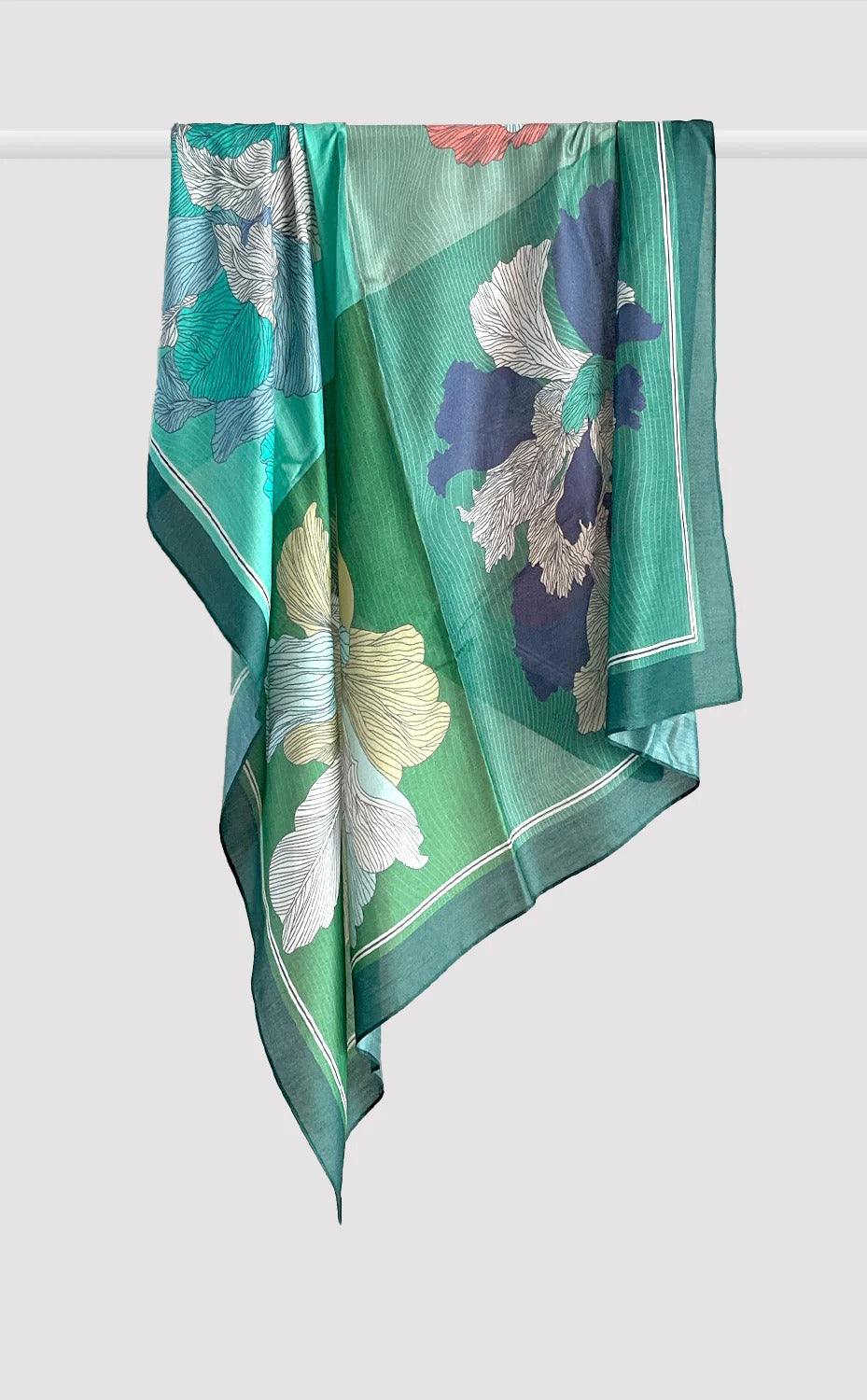 Silk Garden Scarves for Her