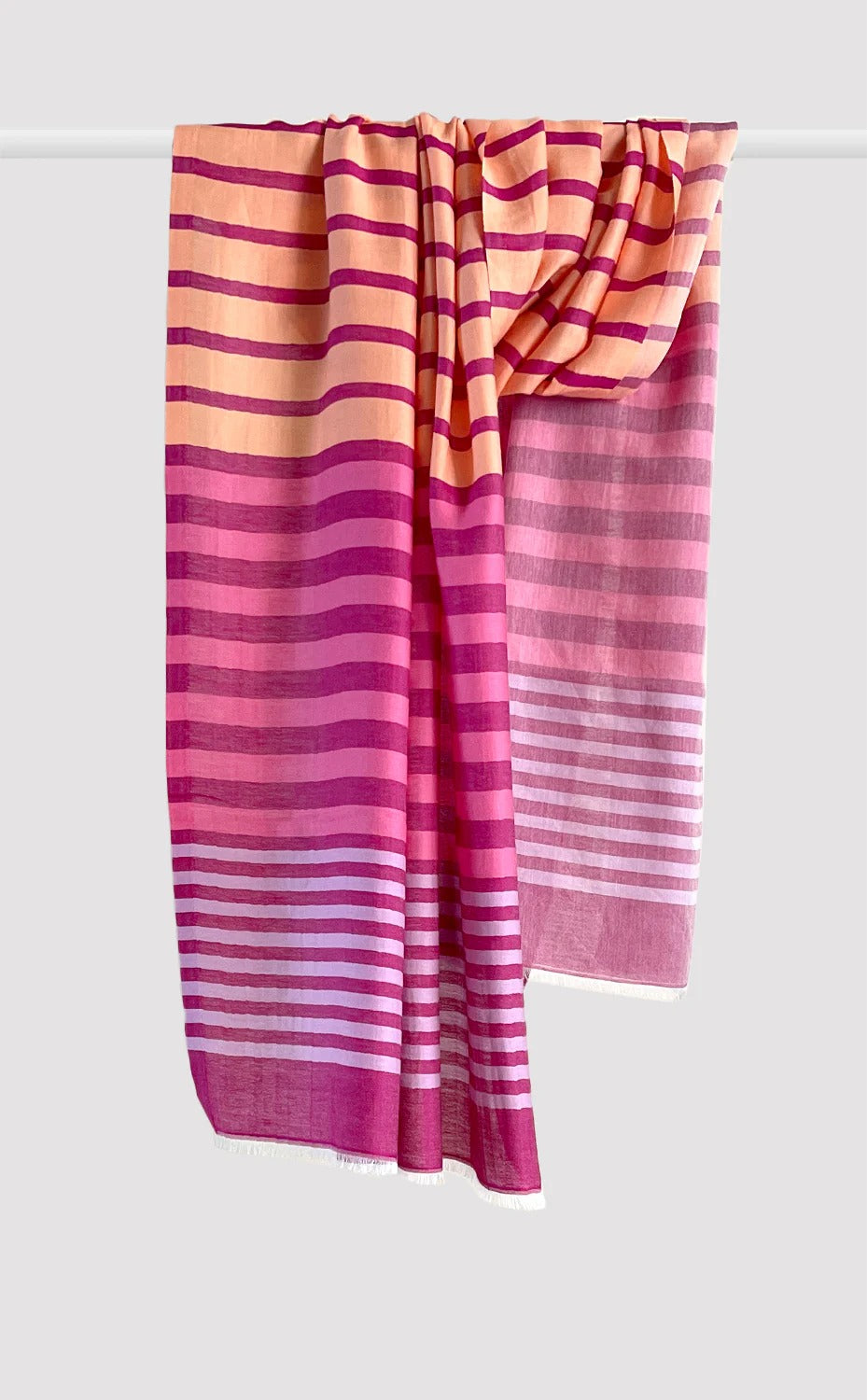 Personalised Cotton Streaks Stole