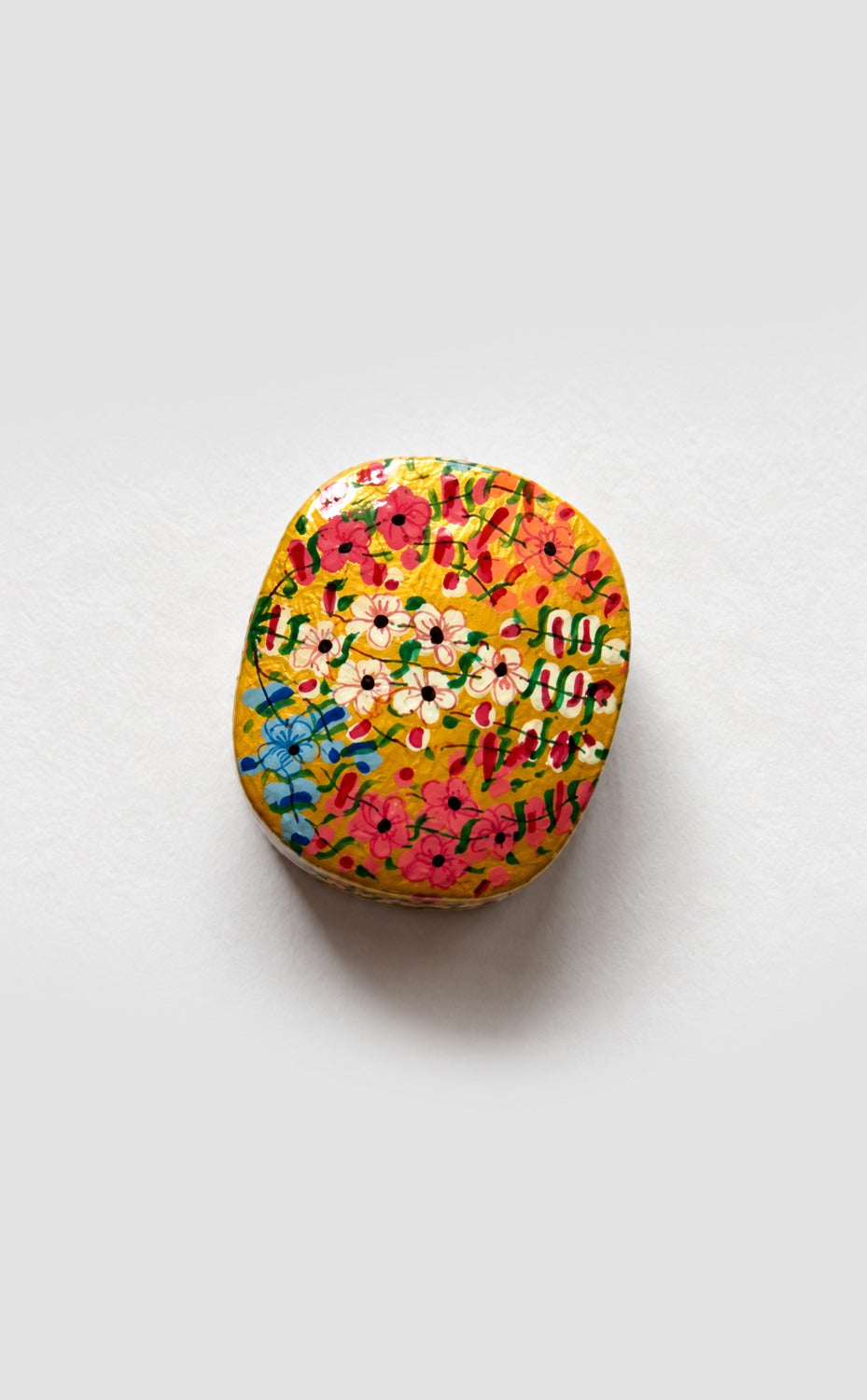 Square Kashmiri Papier Mache Box
