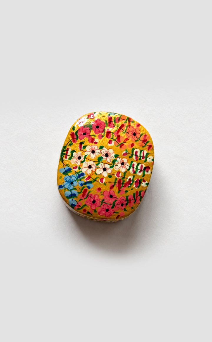 Square Kashmiri Papier Mache Box