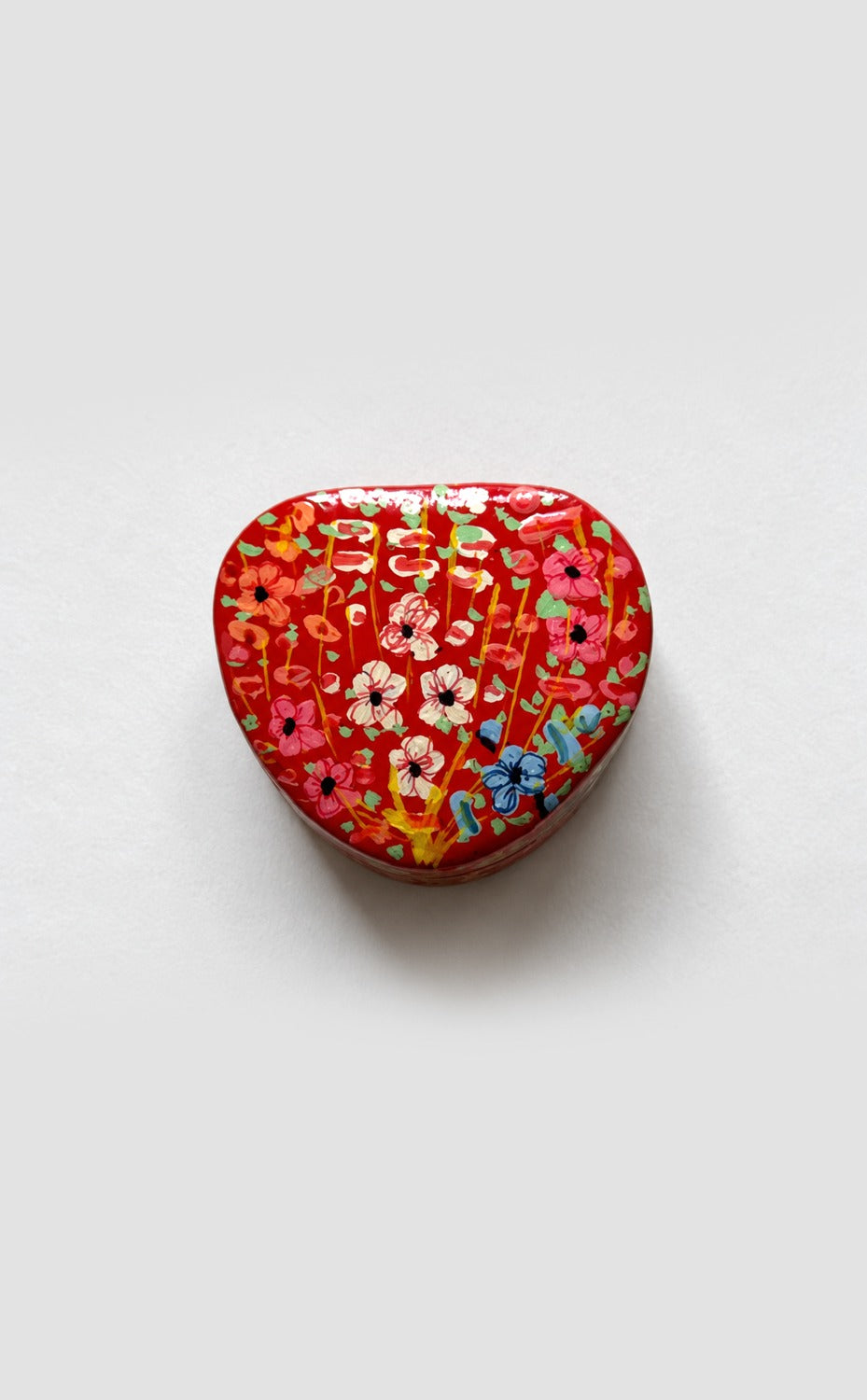 Heart Kashmiri Papier Mache Box