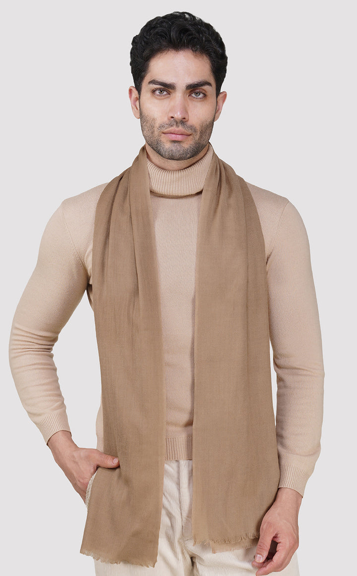 Beige Twill Muffler