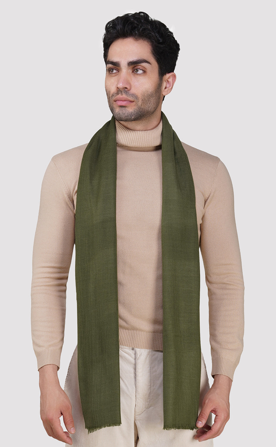 Olive Twill Muffler