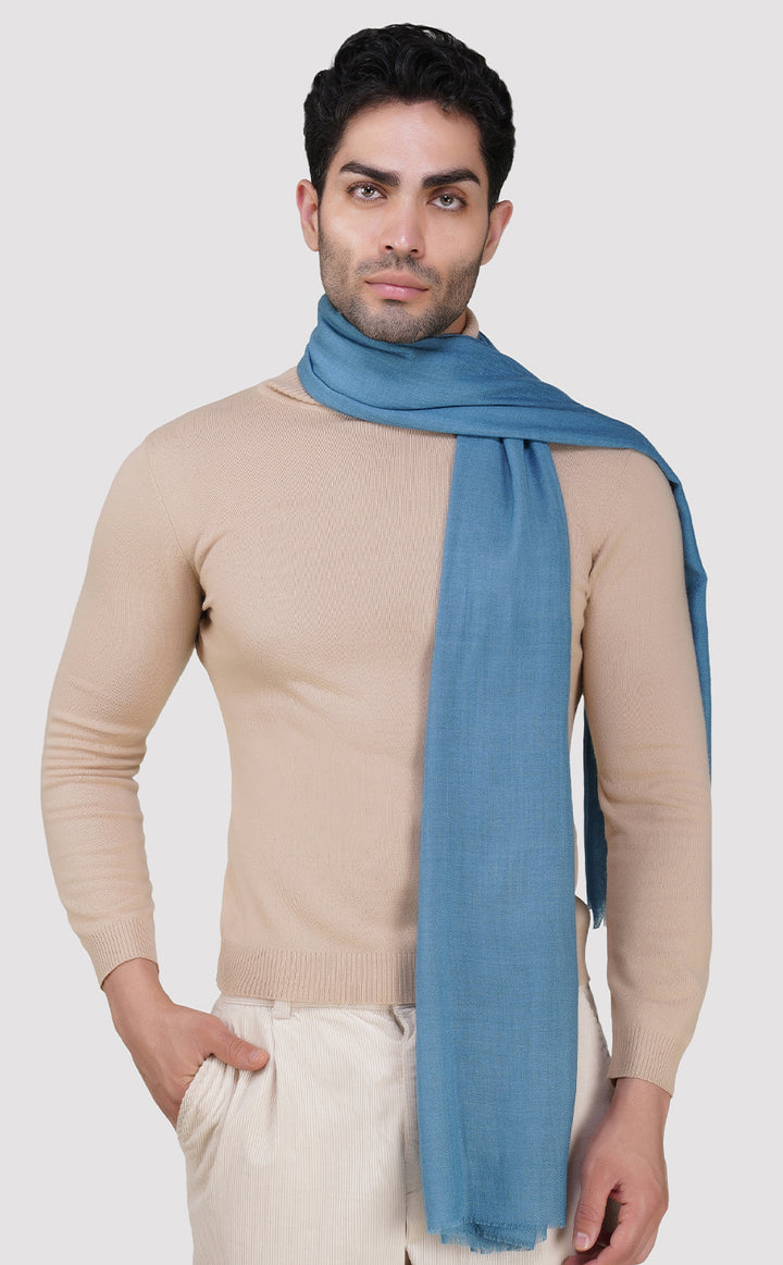 Egyptian Blue Twill Muffler