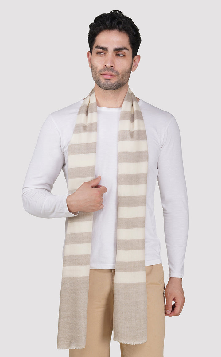 Block Stripe Pashmina Stole