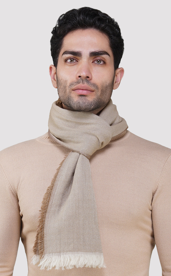 Two Tone Beige Muffler
