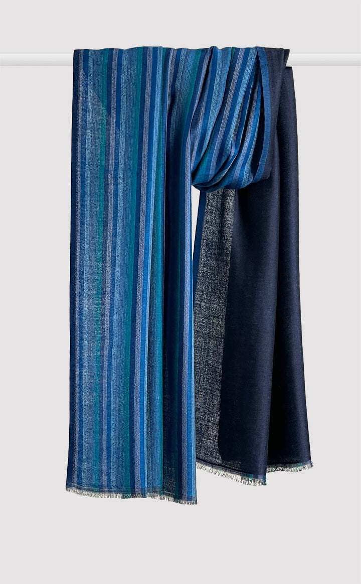 Navy Reversible Stripes