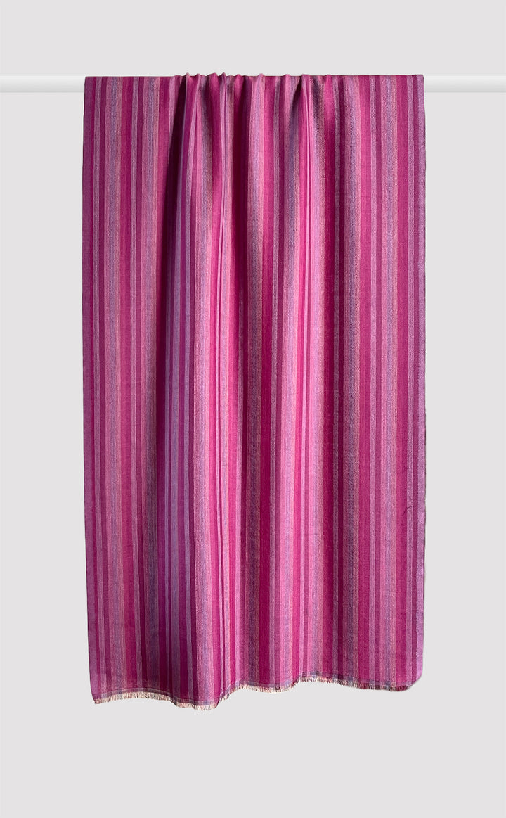 Mauve Reversible Stripes