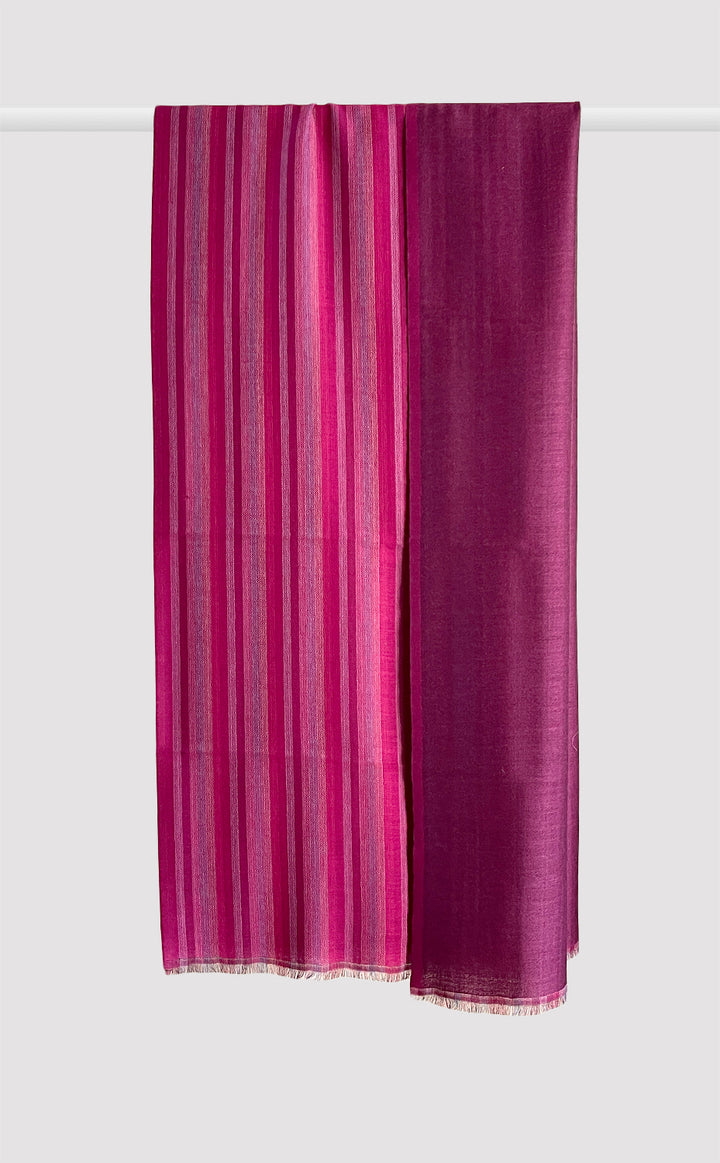 Magenta Reversible Stripes