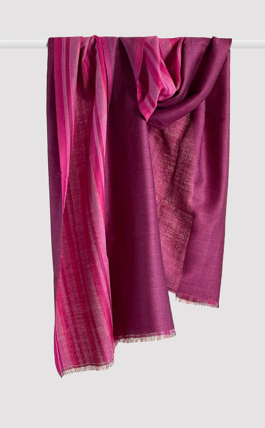 Magenta Reversible Stripes