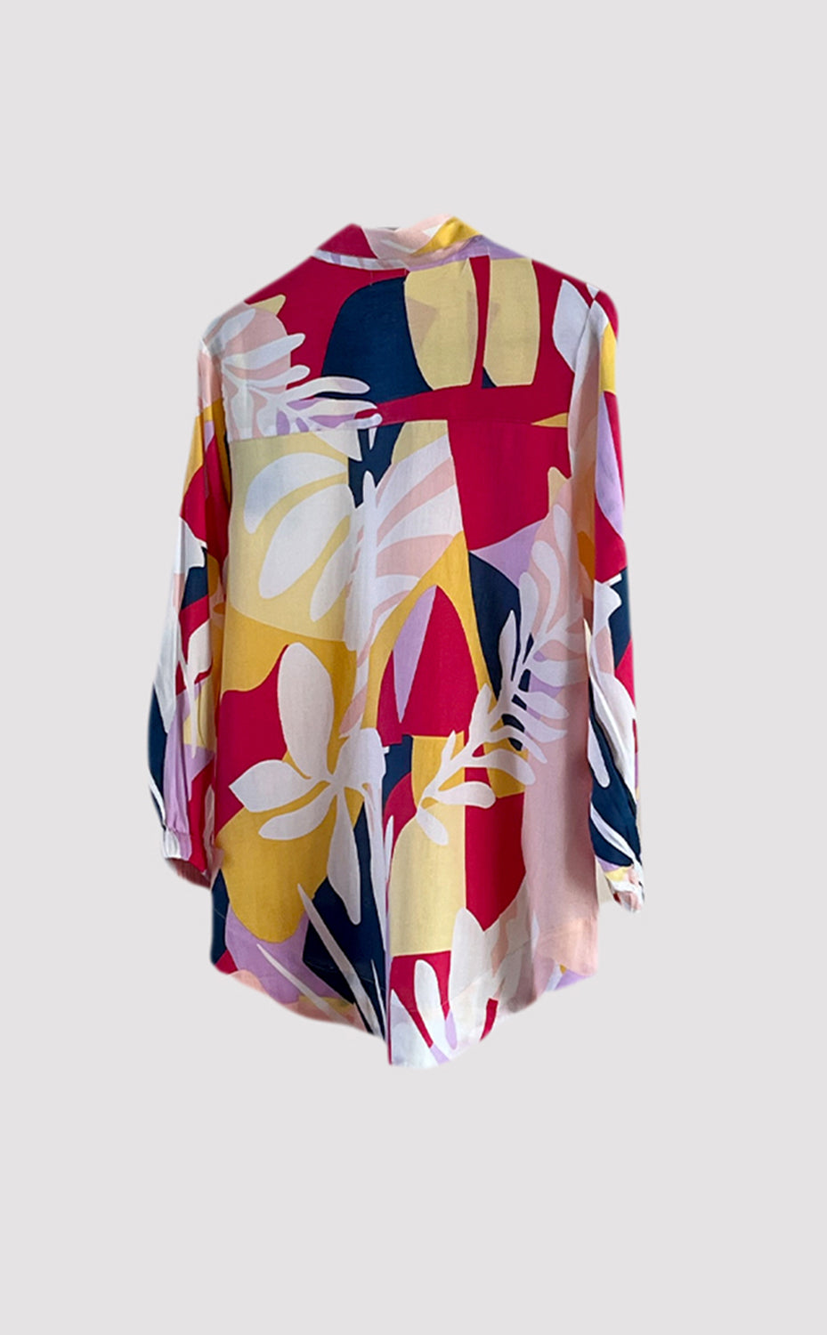 Moira Balloon Sleeve Shirt - Pink