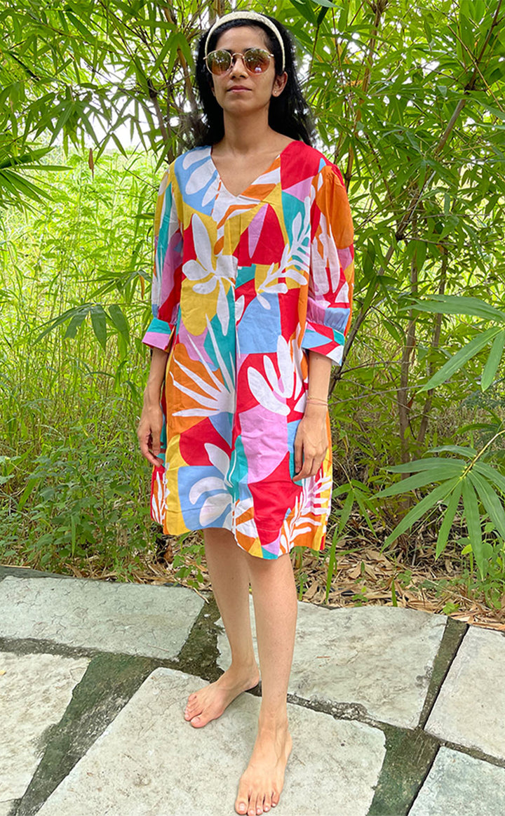 Moira Shift Dress - Red