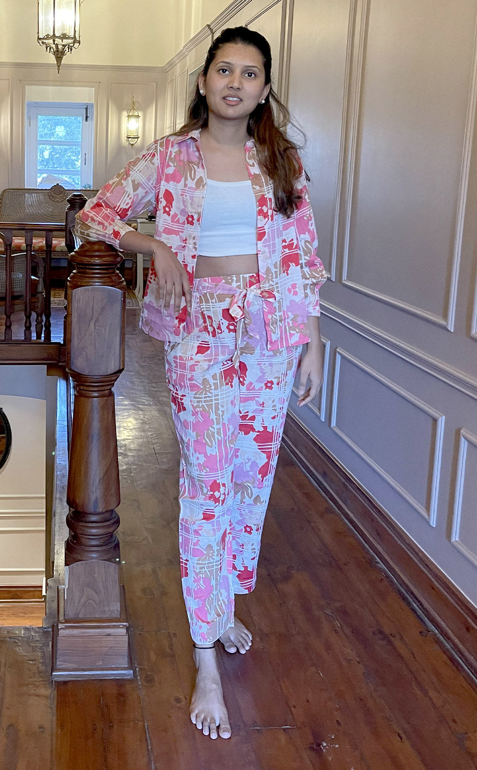 Pink Blossom Pants