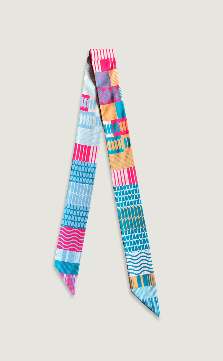 Geometric Teal Twilly