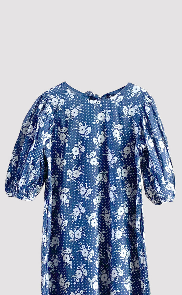 Daisy Balloon Sleeve Dress