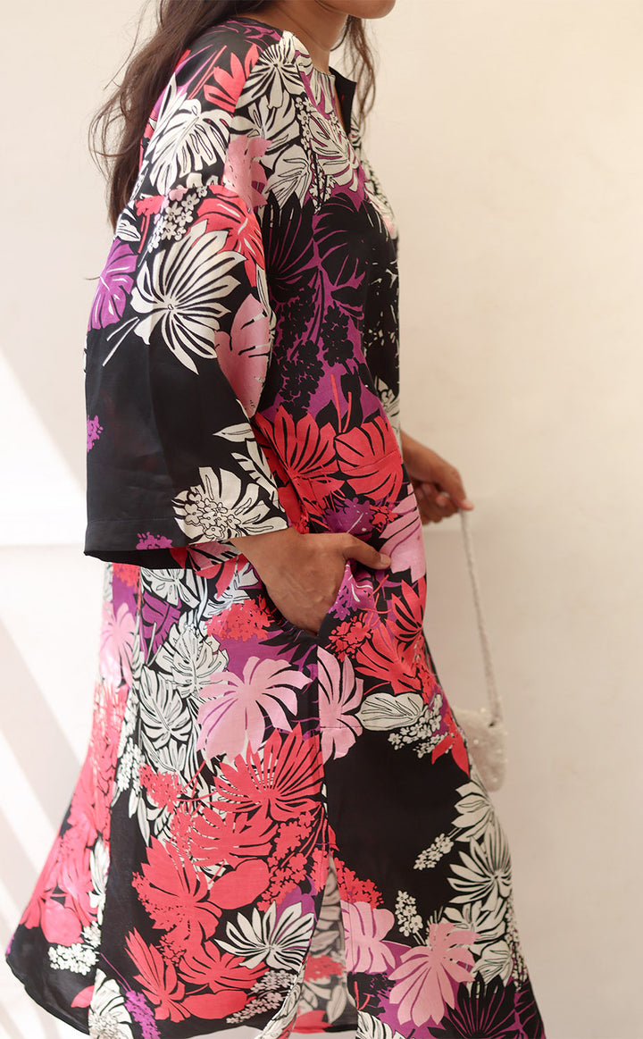 In The Garden Kaftan Midi Dress