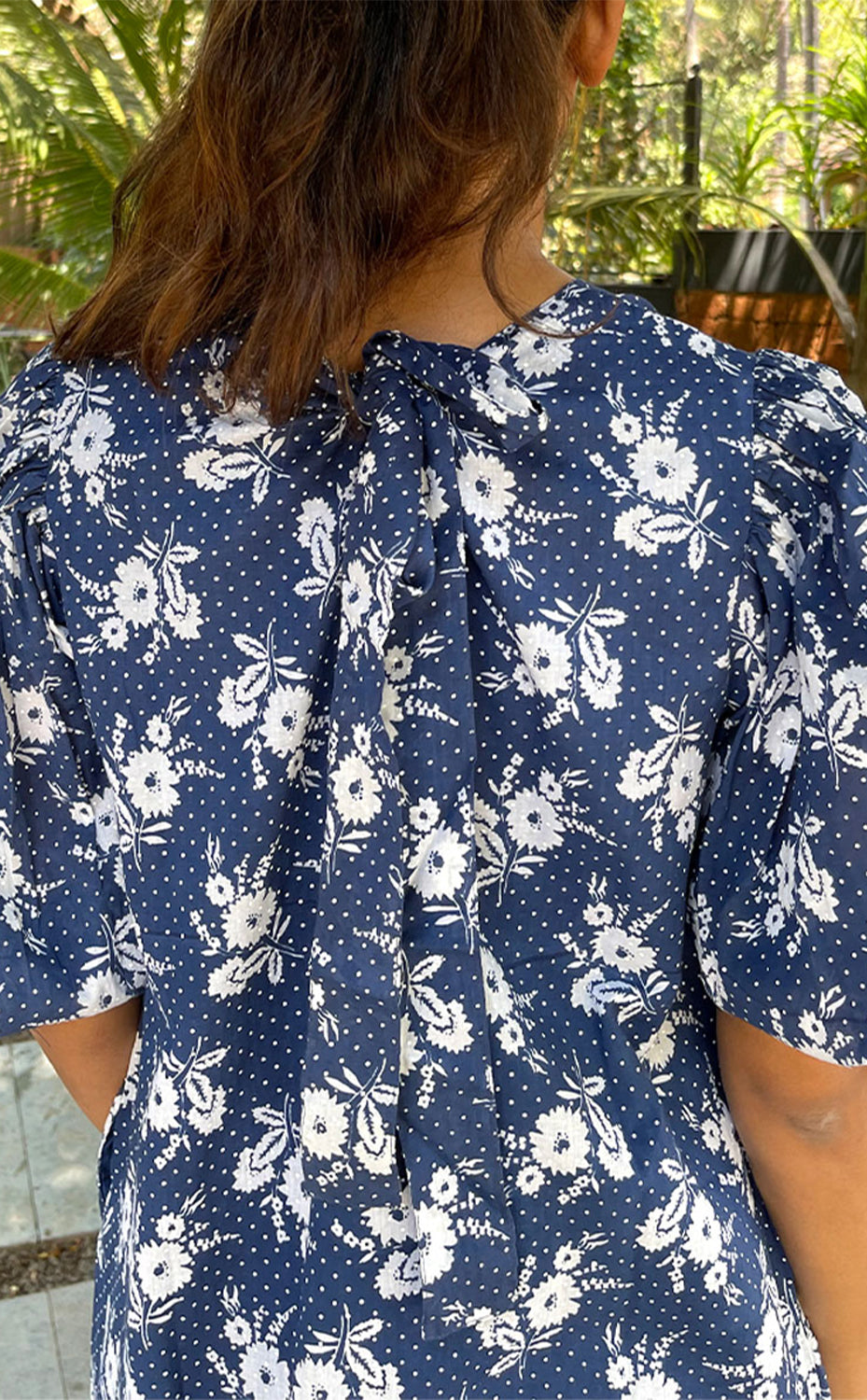 Daisy Balloon Sleeve Dress