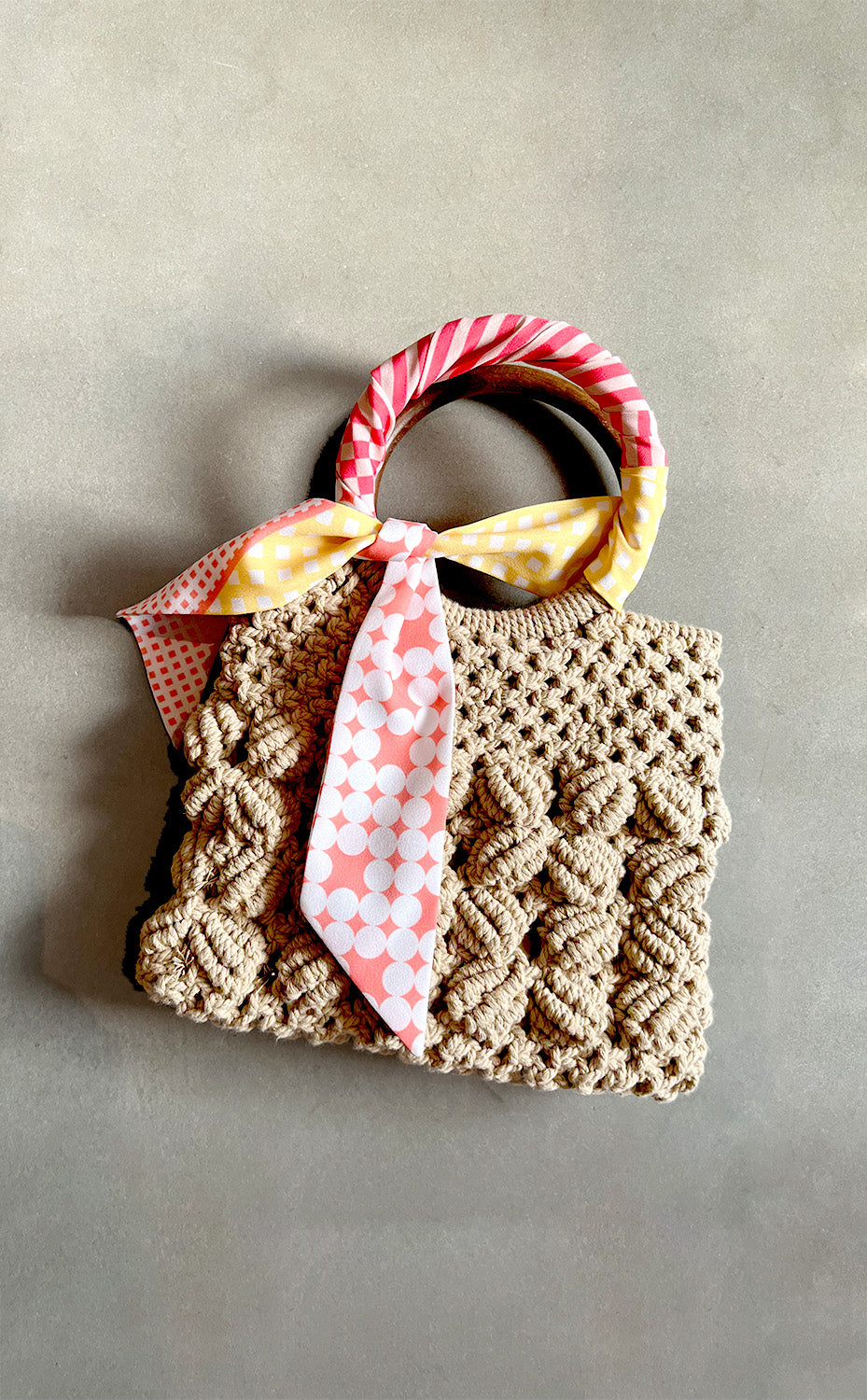 Geometric Red Twilly