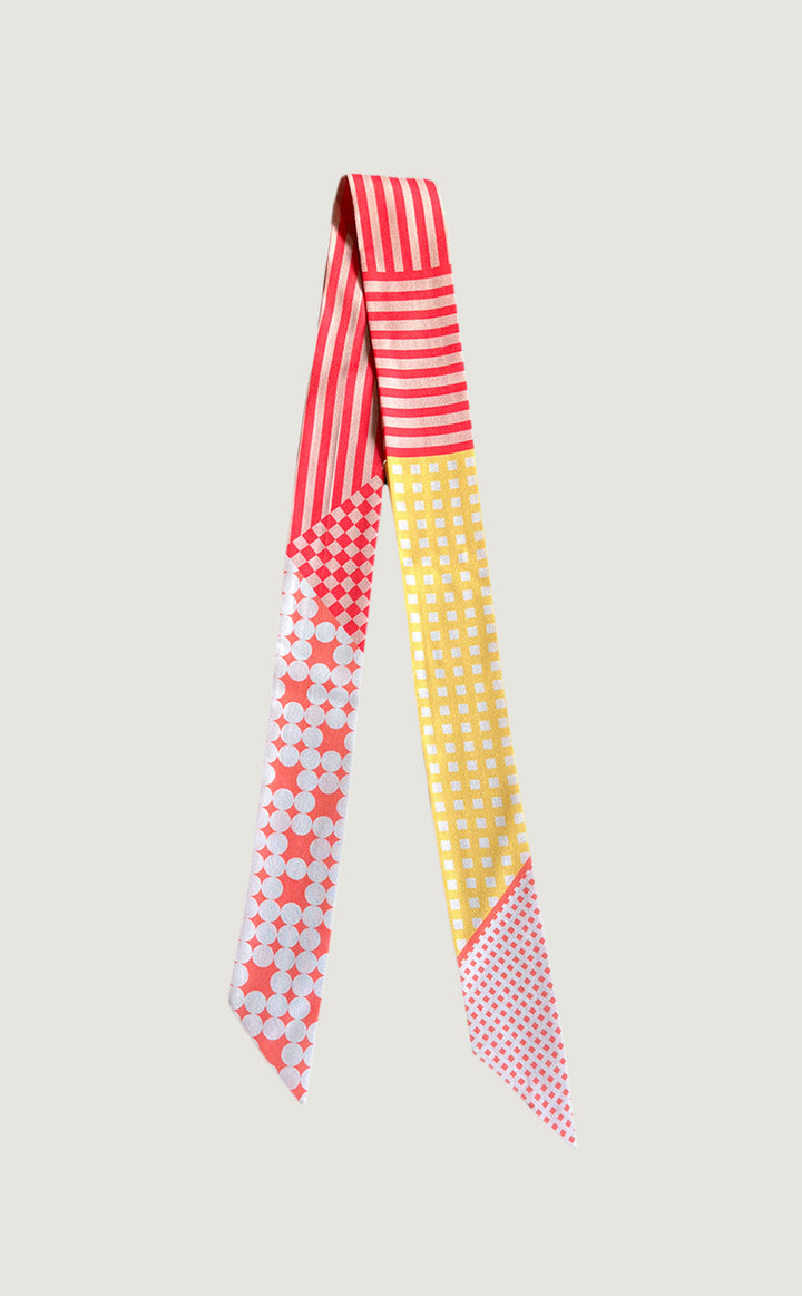 Geometric Red Twilly