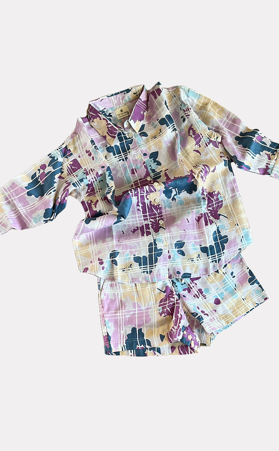 Purple Blossom Shorts