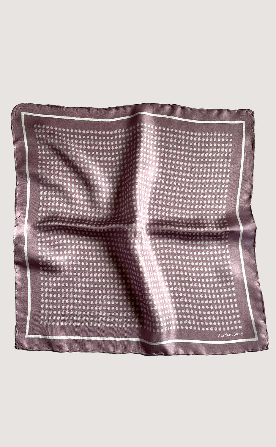 Grape Yarn Ball Pocket Square