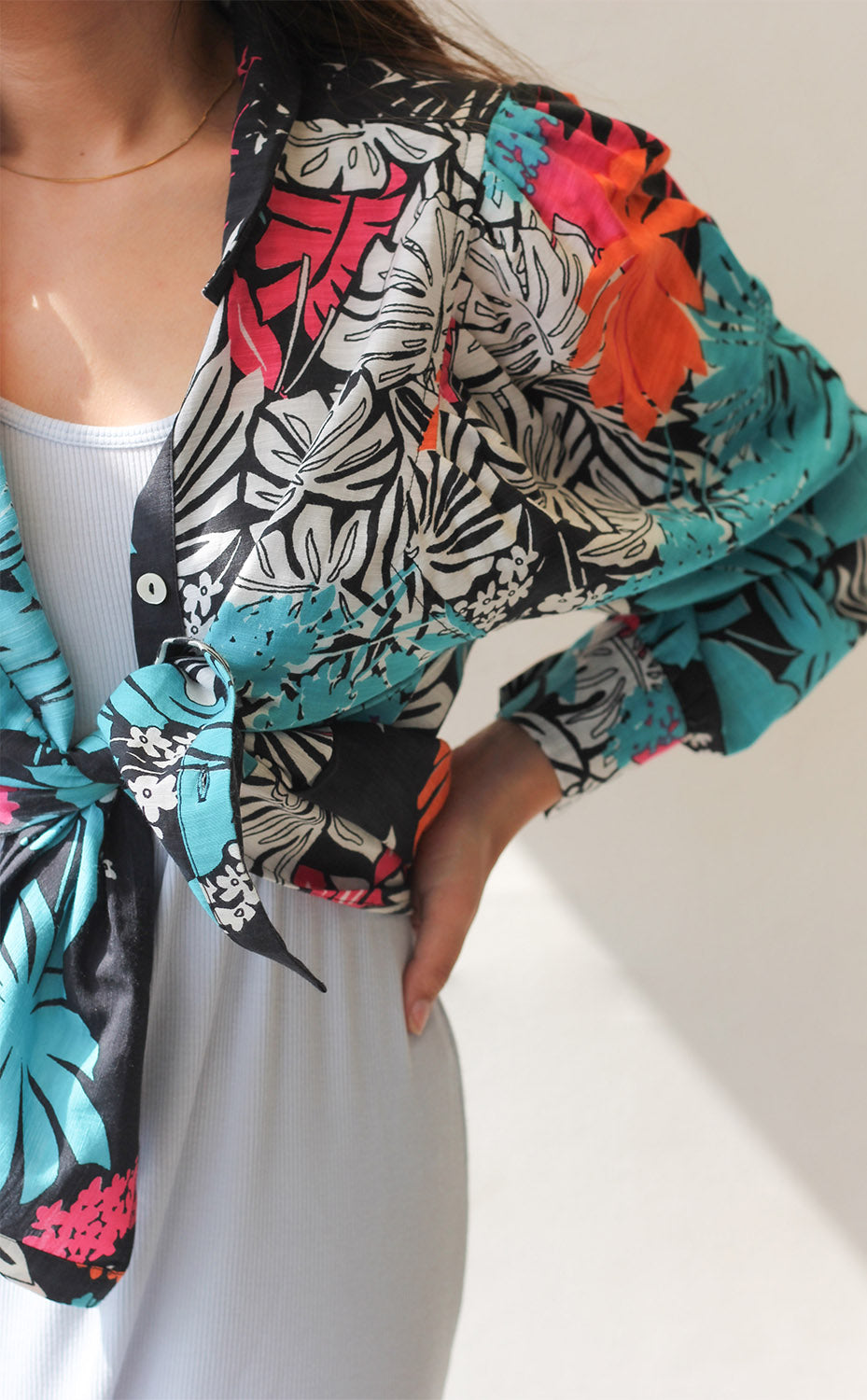 In the Garden Puff Sleeve Shirt