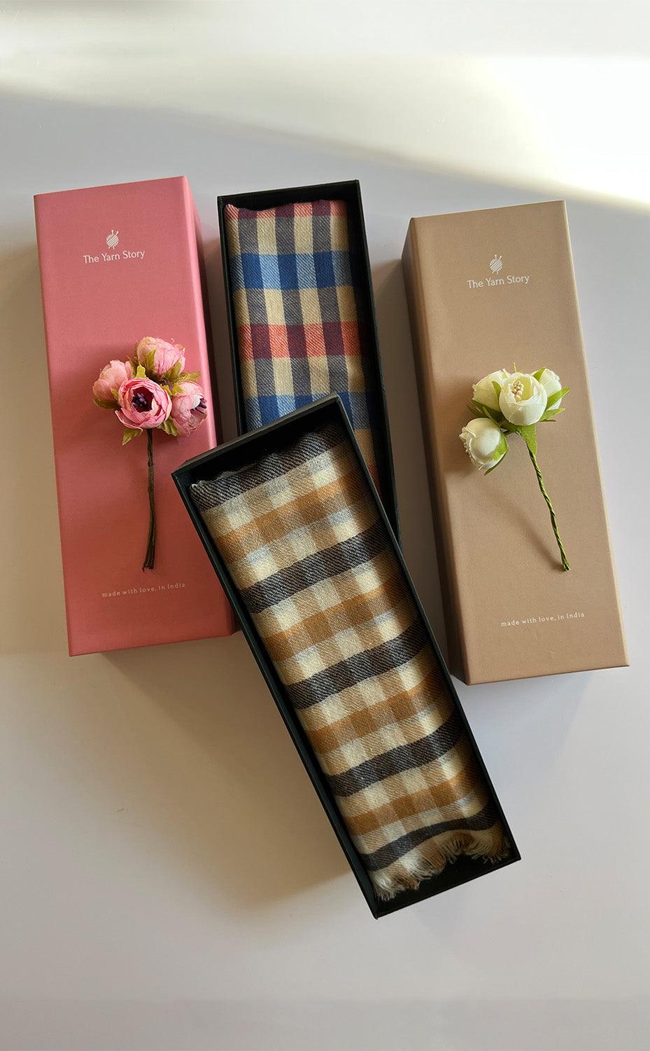 Plaid Muffler For Him