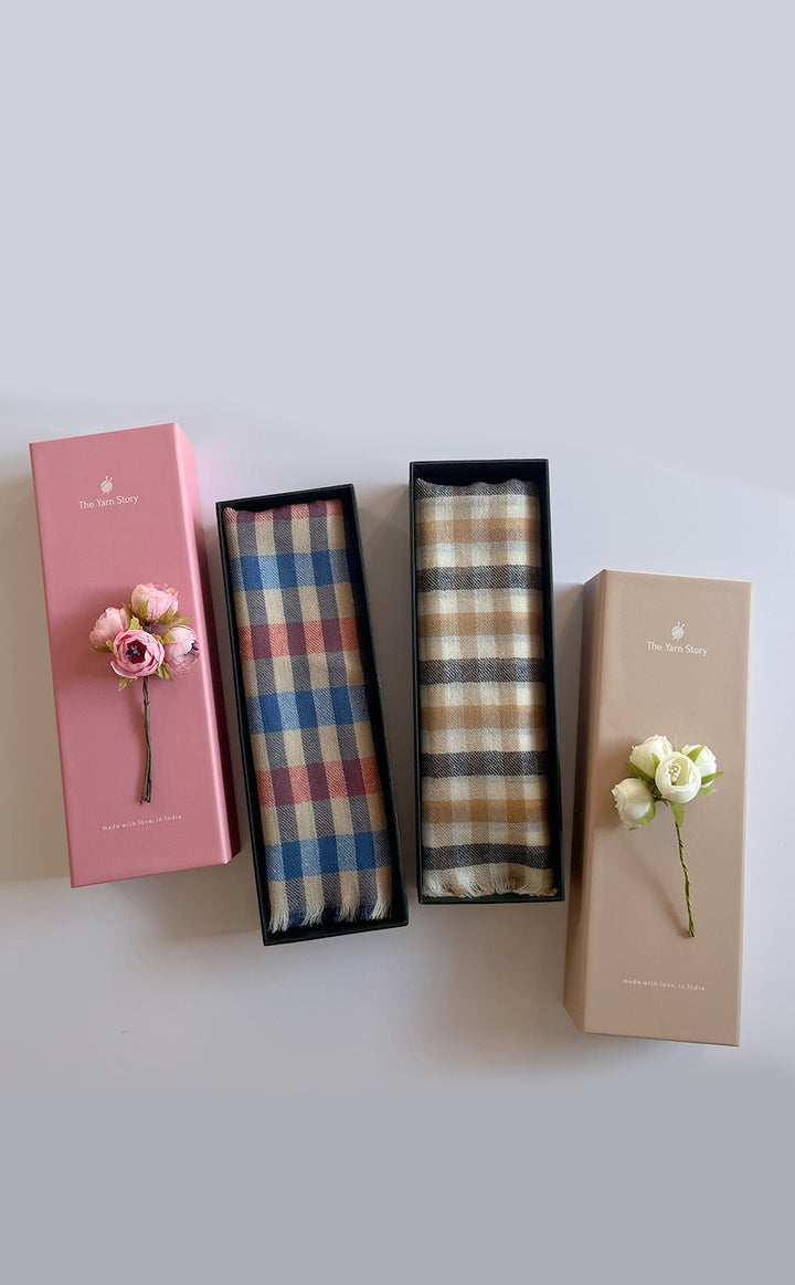 Plaid Muffler For Him