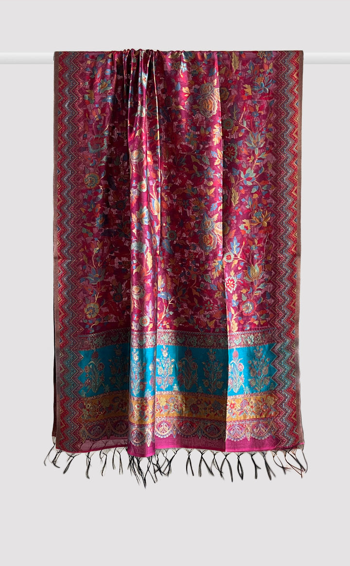 Sangria Floral Kani Dupatta