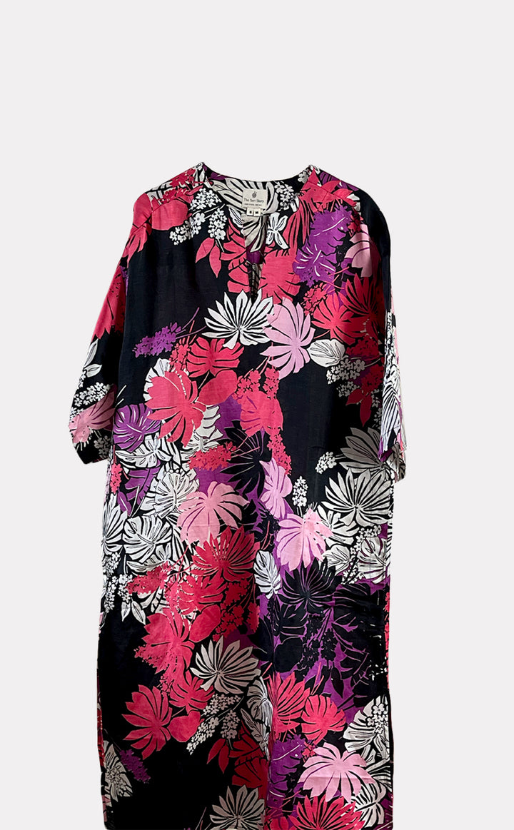 In The Garden Kaftan Midi Dress
