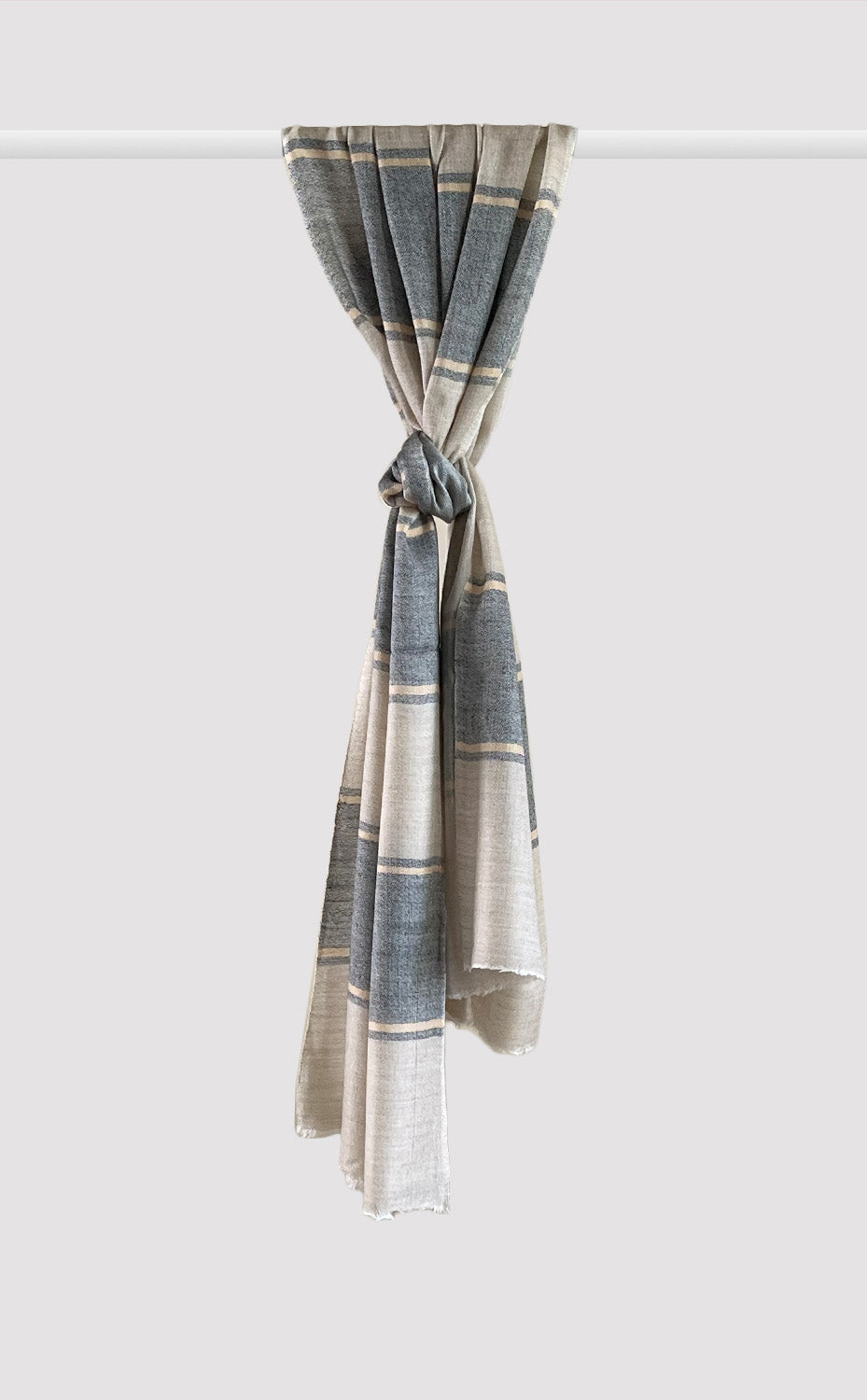 Khaki Stripe Stole