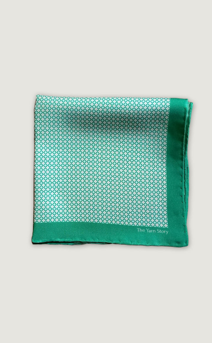 Simetria Mint Pocket Square