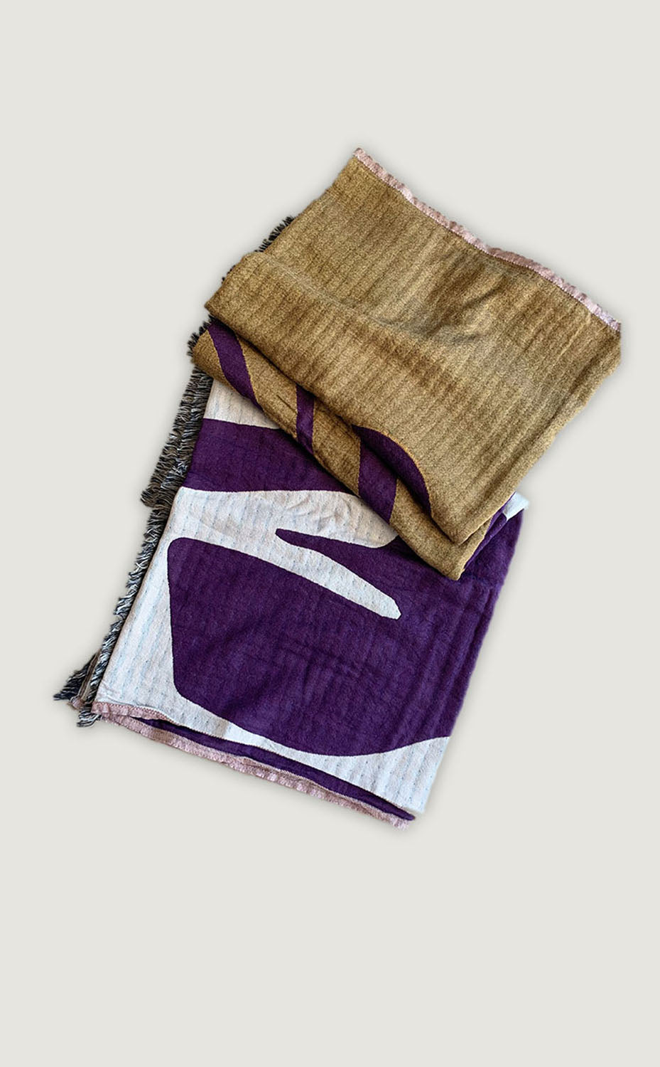 Abstract Purple Throw