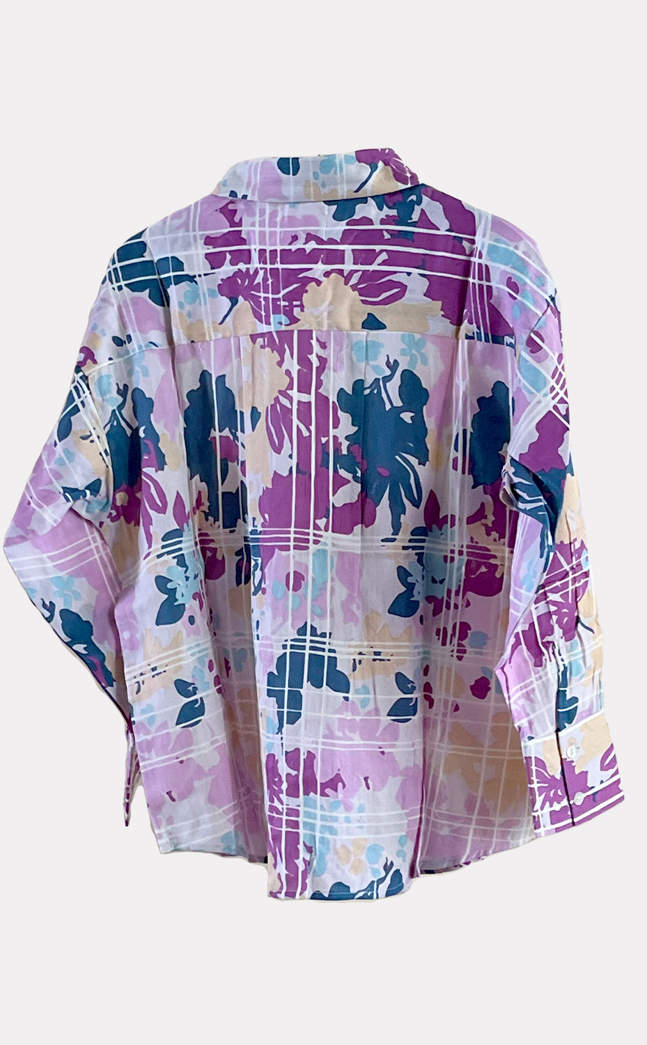 Purple Blossom Box Shirt