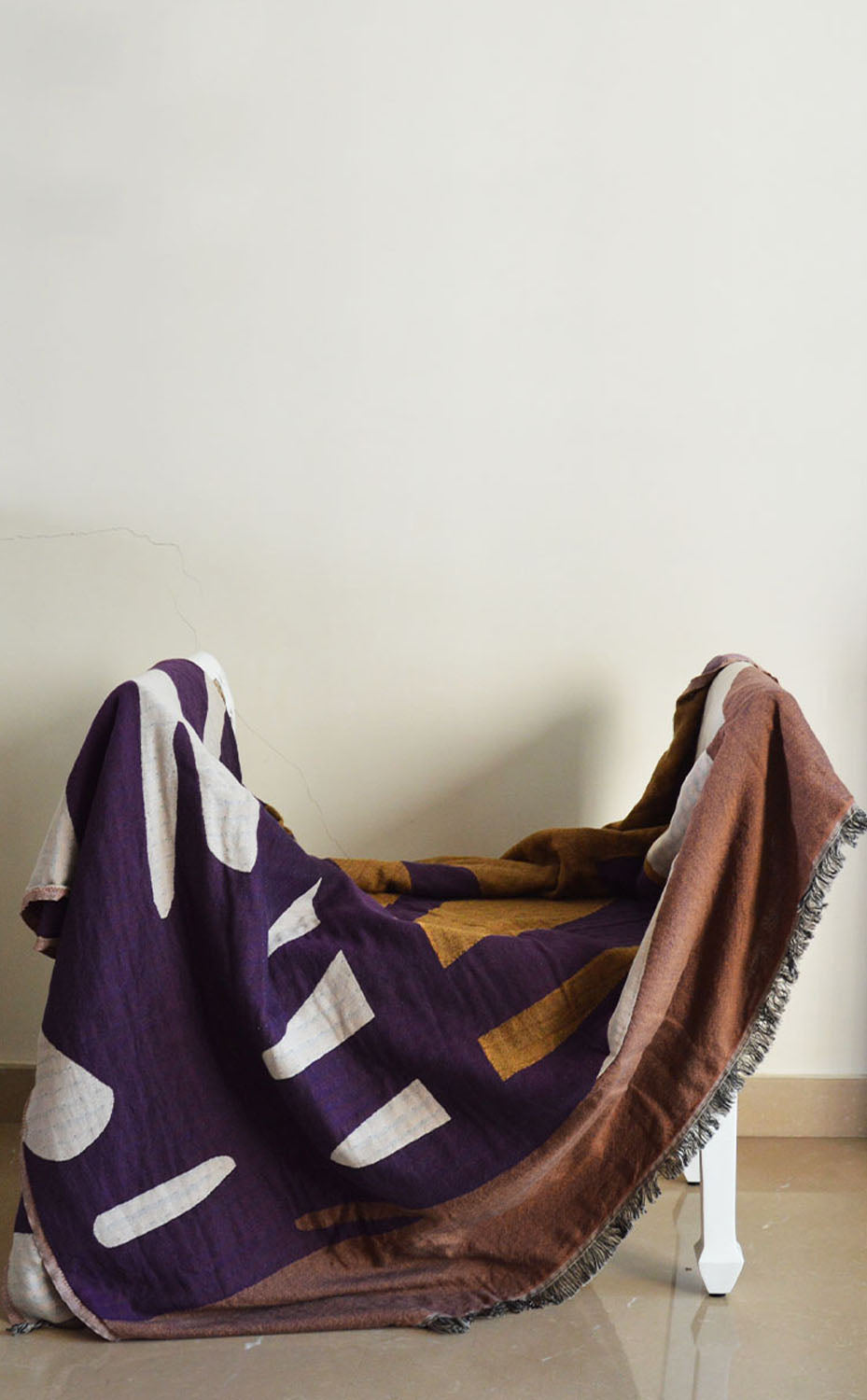 Abstract Purple Throw