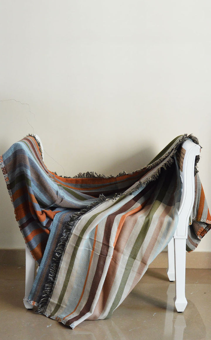 Winter Stripes Throw