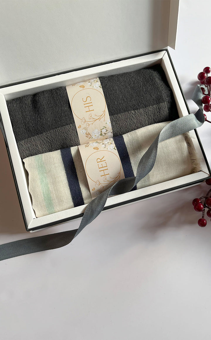 Olive Grey His &amp; Her Set