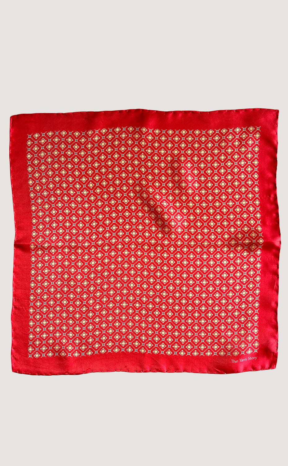 Red Patola Pocket Square