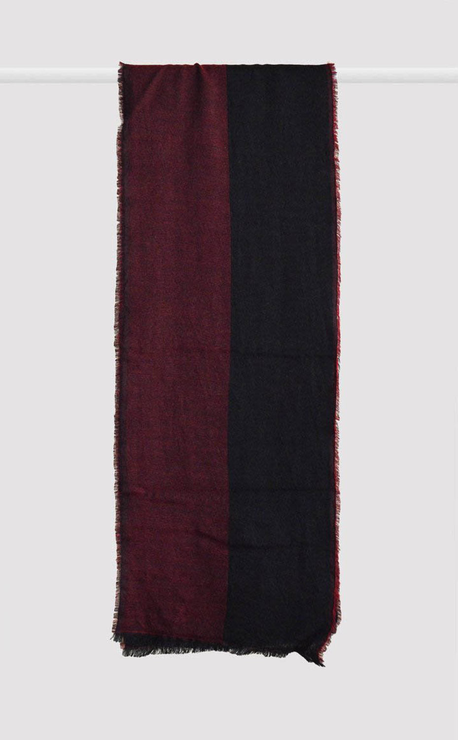 Burgundy Stripes Maroon Muffler His &amp; Her Set