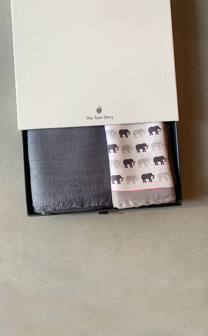 Elephant Muffler Set For Him
